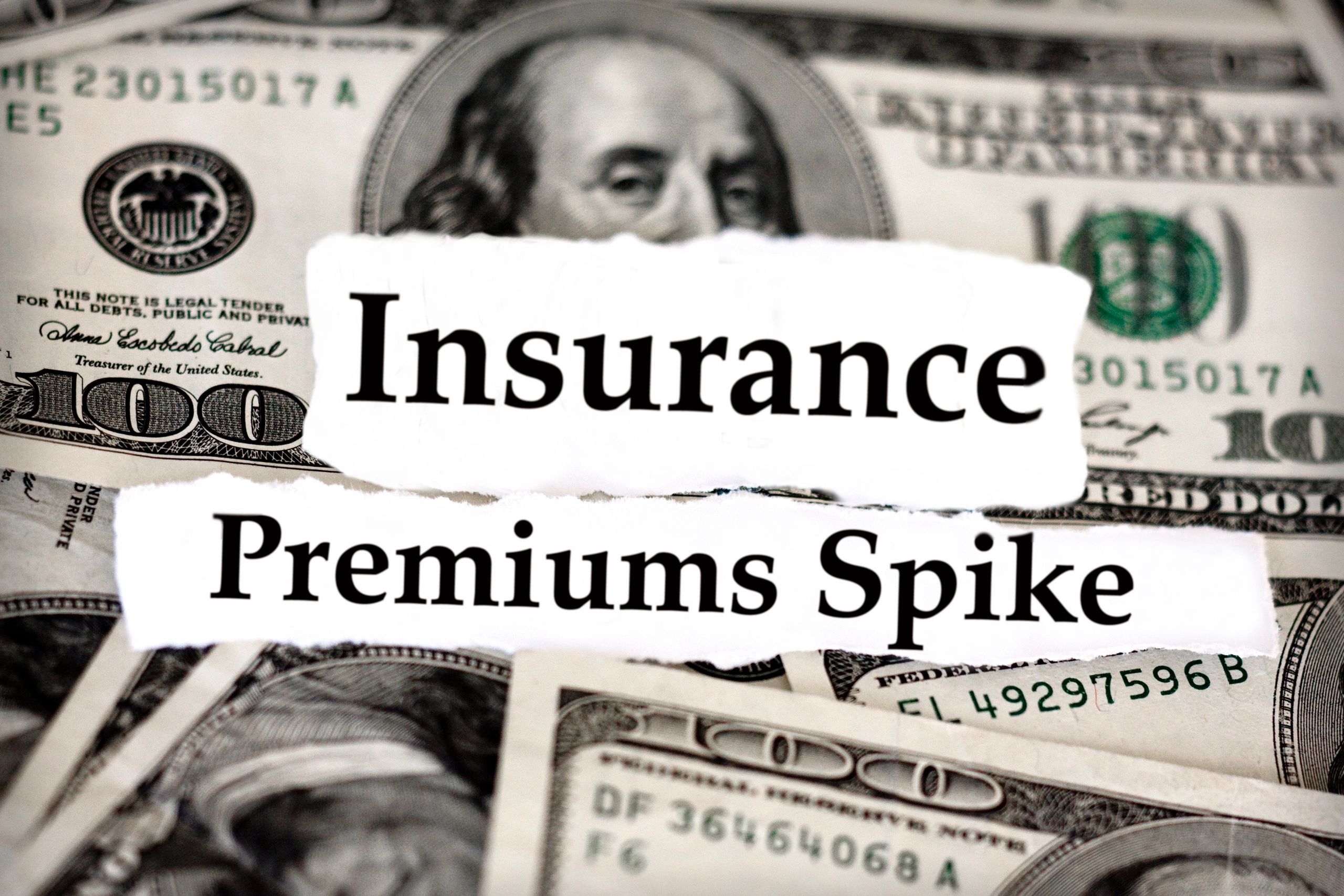 Insurance premiums spike on US currency.